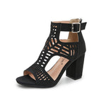 Women's Hollow Open Toe High Heel Sandals | Begogi Shop |