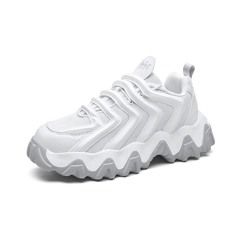 Breathable platform sneakers