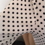 Women's Polka Dot Long-sleeved Lace Up Shirt Top Women
