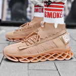 Breathable flying knit men's sneakers