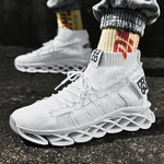 Breathable flying knit men's sneakers