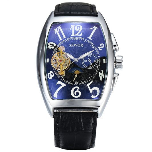 Si SEWOR Men Mechanical Watches Tourbillon Watch The Stars Through The End Of Full Automatic Mechanical Watches
