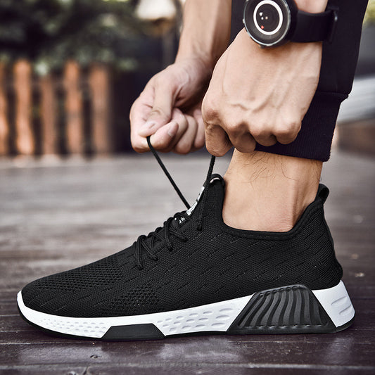 Breathable fly woven mesh sneakers