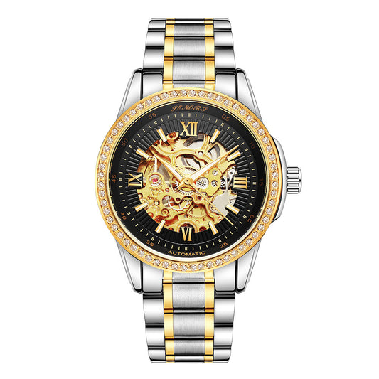 Cross border electricity supplier Senas SN019 hollow automatic mechanical watches, business and leisure waterproof watches for men