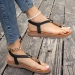 Flat sandals for women Summer thong Roman | Begogi Shop |