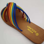 Rainbow sandals for women slippery | Begogi Shop |