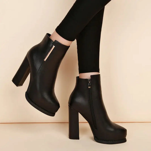 High heel ankle boots for women | platform shoes | BEGOGI SHOP |