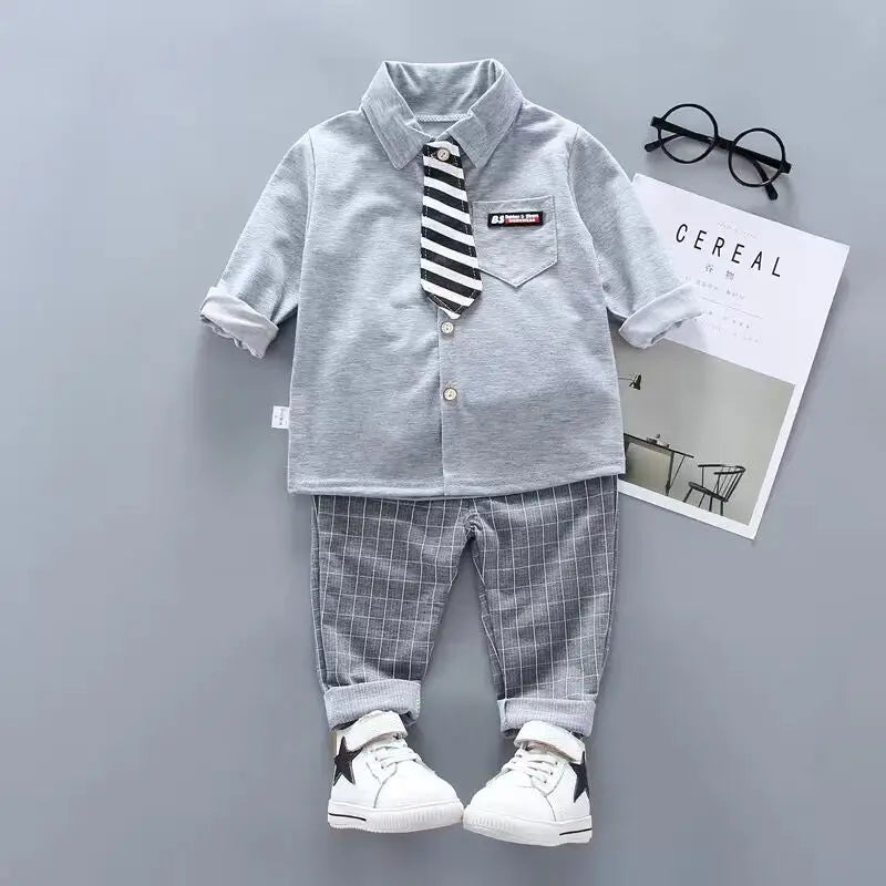 Men's clothing for children | Birthday party suit | BEGOGI SHOP | Gray 1