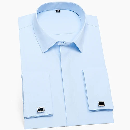 White Men's Shirt | BEGOGI shop | Light Blue