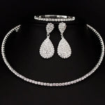 Classic Rhinestone Crystal Choker Necklace | BEGOGI shop | 1 layer
