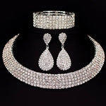 Classic Rhinestone Crystal Choker Necklace | BEGOGI shop | 5 layer