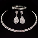 Classic Rhinestone Crystal Choker Necklace | BEGOGI shop | 2 layer