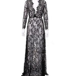 Sexy Women's Summer Dress | with deep V neckline | Transparent lace | Casual dresses | BEGOGI SHOP |