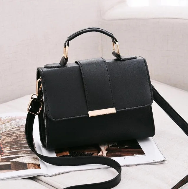 Fashionable women's bag | Leather bags | Shoulder bag | BEGOGI SHOP | Black 20X8X15cm