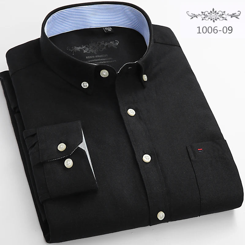 Men's Plaid Long Sleeve Shirt | BEGOGI shop | 1006-09