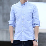 Men's Plaid Long Sleeve Shirt | BEGOGI shop | 8758-3