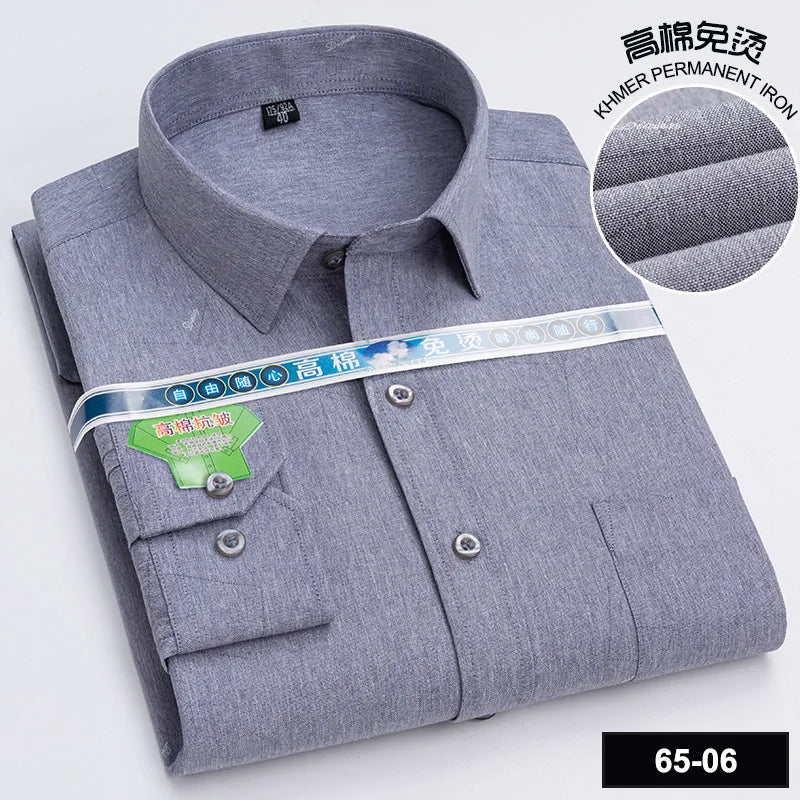 Men's Plaid Long Sleeve Shirt | BEGOGI shop | 65-06