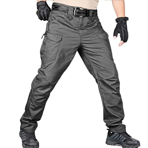 Tactical Cargo Pants for Men | Military Combat Pants | BEGOGI SHOP | style B grey