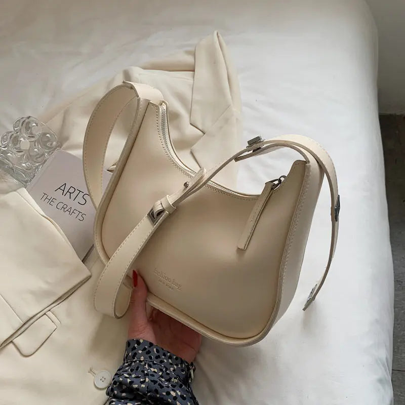 Shoulder bag | Soft leather bag | New crossbody bag |BEGOGI SHOP | beige as detailpage
