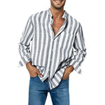 Men's formal shirt with lapel button | BEGOGI shop | Grey