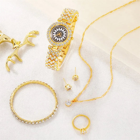 Quartz Watch for Women, Gold, Luxury Bracelet | BEGOGI shop |