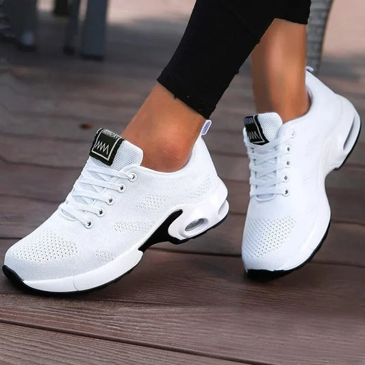 Flat walking shoes | vulcanized gym shoes | BEGOGI SHOP| WHITE