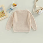 Toddler Baby Crewneck Sweaters | Long Sleeve Loose Knitted Pullovers |BEGOGI SHOP |
