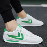Sneakers | fashion board | soft white flat shoes |BEGOGI SHOP | Green B