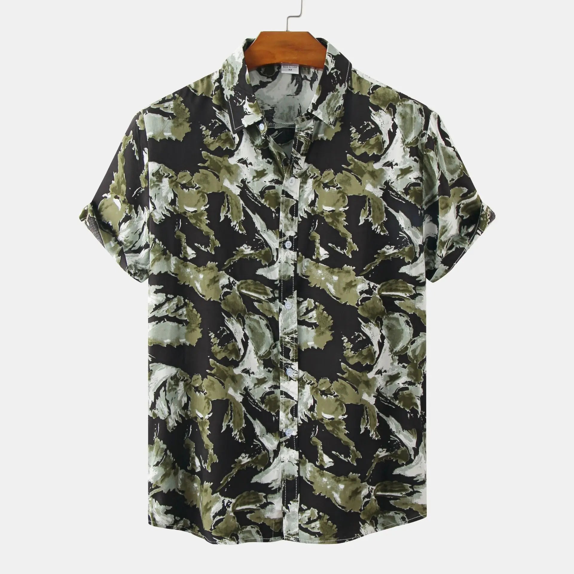 Men's Hawaiian Shirt Button-Down Lapel for Outdoors | BEGOGI shop | ES823M20230514X