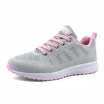 Casual shoes for women | Flat Sneakers | women's footwear | BEGOGI SHOP| A08Grey Pink