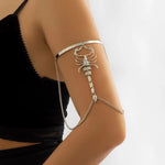 Vintage Women's Chain Bracelet and Ring Set | BEGOGI shop | Silver 02