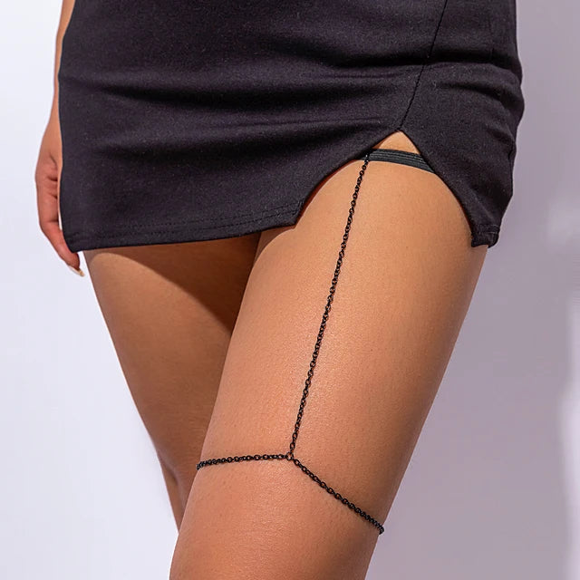 Pearl Leg Chain Women Simple | Elastic thigh chain | BEGOGI shop | HS00226