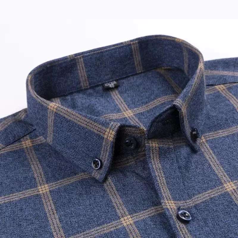 Men's Pure Cotton | Men's Regular Fit Long Sleeve Casual Shirt | BEGOGI SHOP |
