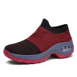 Casual sports shoes for women | thick sole air cushion | BEGOGI SHOP| Red