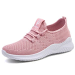 Casual shoes for women | Breathable Mesh Flat Walking Shoes | BEGOGI SHOP| Pink