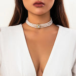 Imitation Pearl Necklace and Bracelet for Women | BEGOGI shop | A4