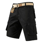 Men's Cargo Shorts |casual summer shorts|BEGOGI SHOP | 01 Black