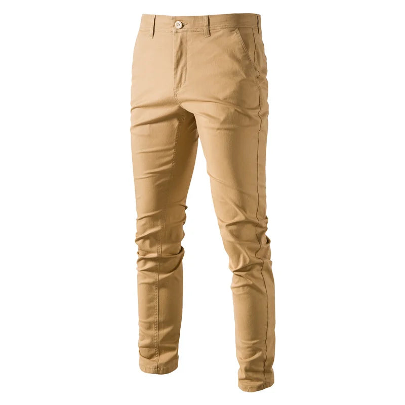 Men's cotton pants | Men's Color Skinny Pants |BEGOGI SHOP | Yellow