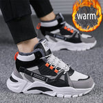 Warm winter shoes | Warm fur snow boots | Sneakers |BEGOGI SHOP | Black gray plush