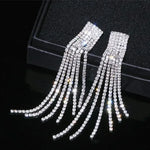 Classic Shiny Crystal Stud Earrings for Women | BEGOGI shop | Model A