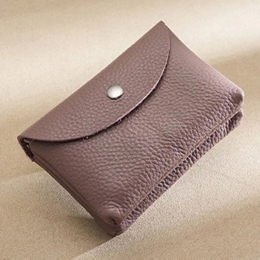 Zipper purse | wallets for women | |casual portable wallet |BEGOGI SHOP | coffee-2 layer