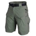 Men's Military Shorts |Casual summer shorts|BEGOGI SHOP | Green-No belt