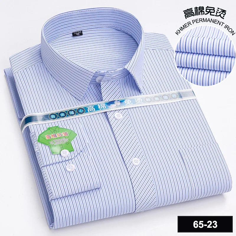 Men's Plaid Long Sleeve Shirt | BEGOGI shop | 65-23