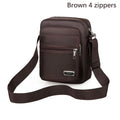 Brown 4 zippers