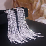 Classic Shiny Crystal Stud Earrings for Women | BEGOGI shop | Model B