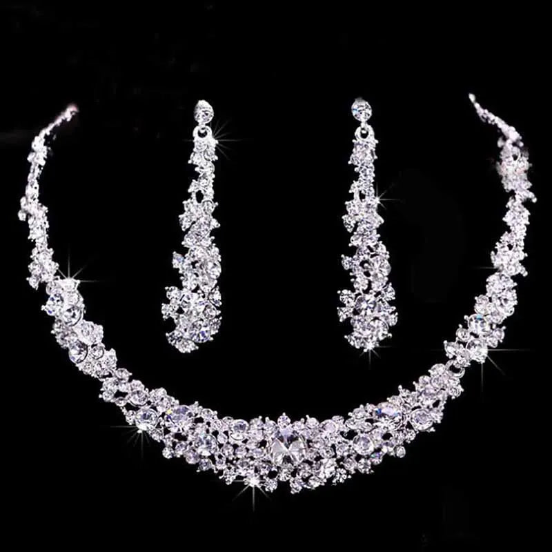 3 Pcs/Set Women Lady Necklace Earrings | BEGOGI shop| 2 CHINA