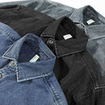 Men's Cotton Denim Shirts | Long sleeve denim shirts |BEGOGI SHOP |