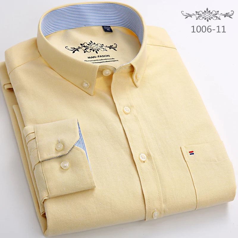 Men's Plaid Long Sleeve Shirt | BEGOGI shop | 1006-11