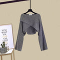 only gray sweater
