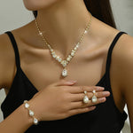 Imitation Pearl Necklace and Bracelet for Women | BEGOGI shop | A11